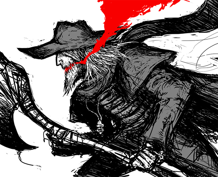 Father Gascoigne went hunting - Bloodborne, Fromsoftware, Father Gascoigne, Longpost