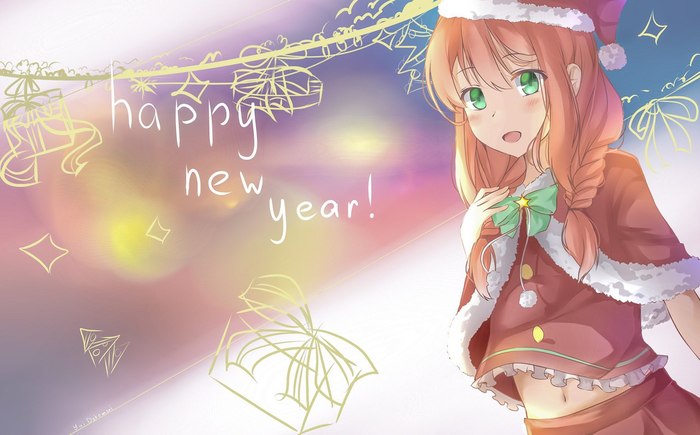 Don't take me to watch the fireworks... - Visual novel, Endless summer, Fashion, Virtue, Anna, New Year, , Art