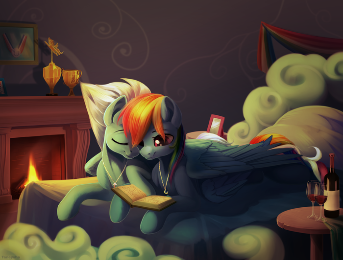Rainbow Dash and Fleetfootby Taneysha My Little Pony, Fleetfoot, Rainbow Dash, Taneysha