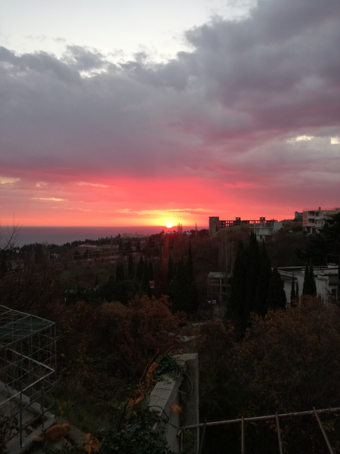 Dawn. Alushta - My, Crimea, Alushta, dawn