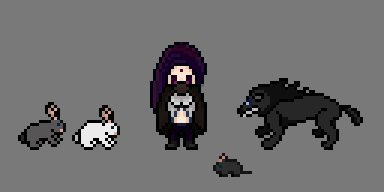 Little animals - My, , Gamedev, Indiedev, Pixel Art