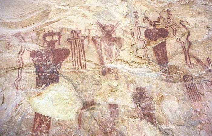 From past...... - UFO, Rock painting, Civilization, Antiquity, Story, Longpost