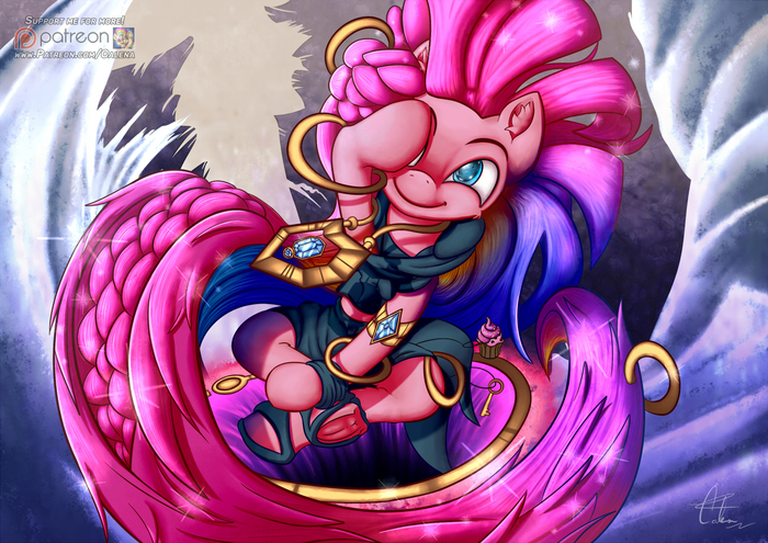 Naughty woman - My little pony, League of legends, Zoe, Pinkie pie, PonyArt, Art