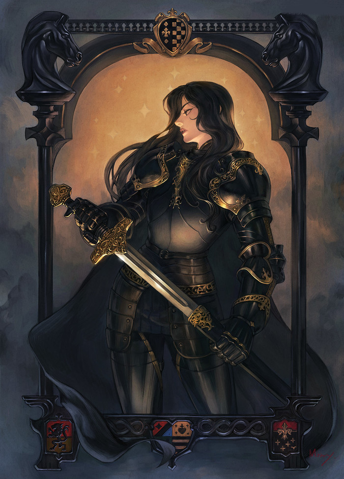 Black Knight - Morry, Art, Knight, Armor, Knights