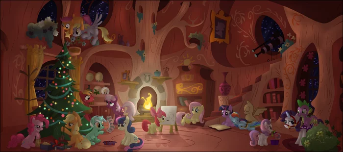 Поняшный вечерок: Возвращаемся к истокам, день 4 - My Little Pony, Mlp_evening, Hearths Warming Eve