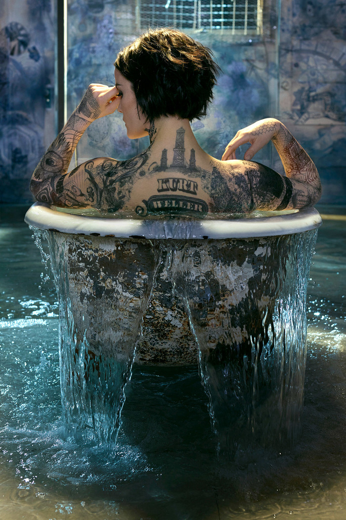 Blind Spot. - blind spot, Characters (edit), Bath, Cinema, Serials, Tattoo, The photo