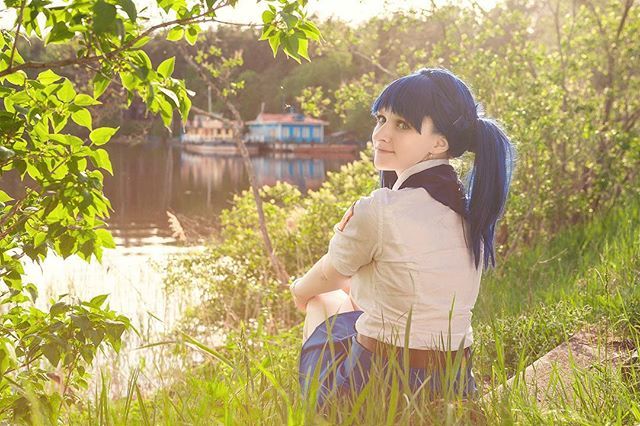 Amateur zakosy and other cosplay images on the BL. (Part 2) - Visual novel, Endless summer, Zhenya, Glorifying, Olga Dmitrievna, Viola, Alisa Dvachevskaya, Lena, Longpost