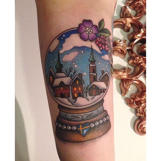 When you are a holiday person (part 2) - Tattoo, New Year, Longpost, Santa Claus