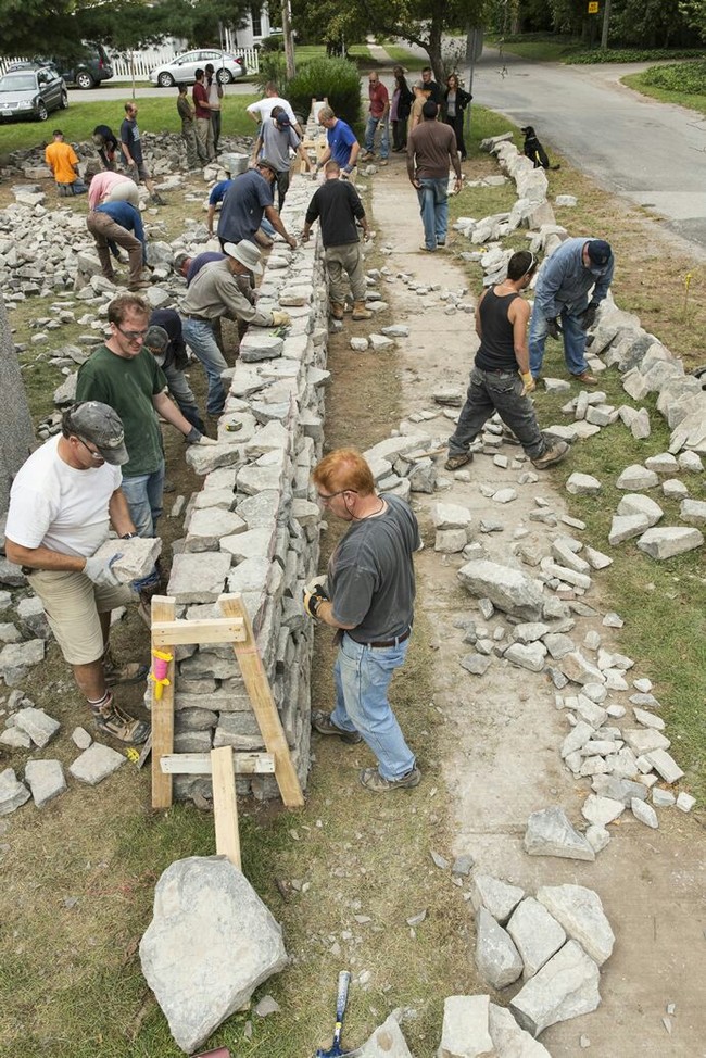 New Year's post. - Pinterest, Fence, , Dacha, Summer, Longpost, Masonry