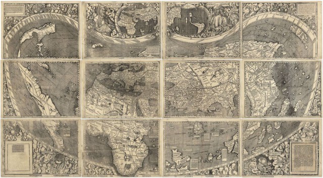 Universalis Cosmographia: карта 1507 года с первым упоминанием об Америке Карта мира, Страны, География, Текст, Длиннопост
