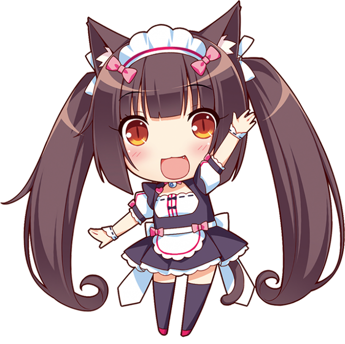 Several anime neko arts - Anime art, Nekopara, Neko, Anime, Longpost