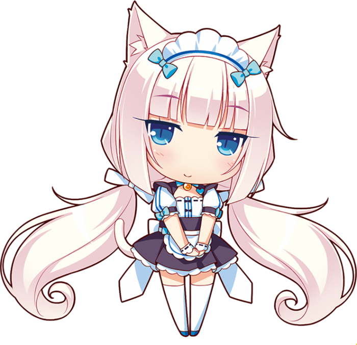 Several anime neko arts - Anime art, Nekopara, Neko, Anime, Longpost