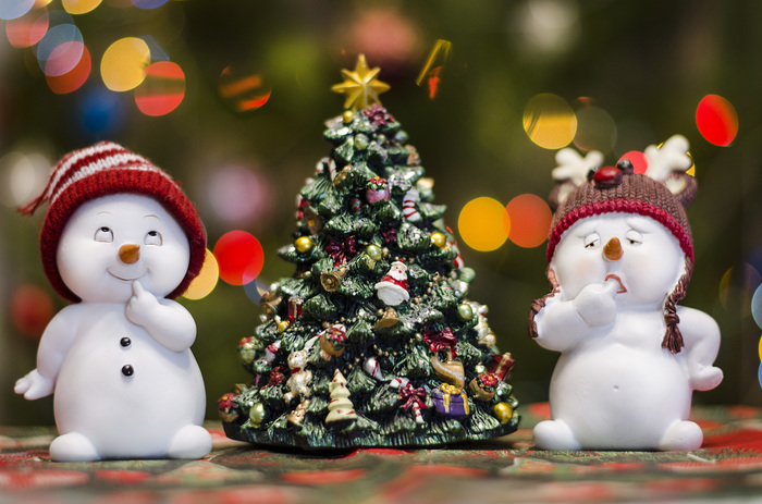 A little after Christmas mood - My, snowman, New Year, 2018, Christmas decorations, Christmas trees, Milota