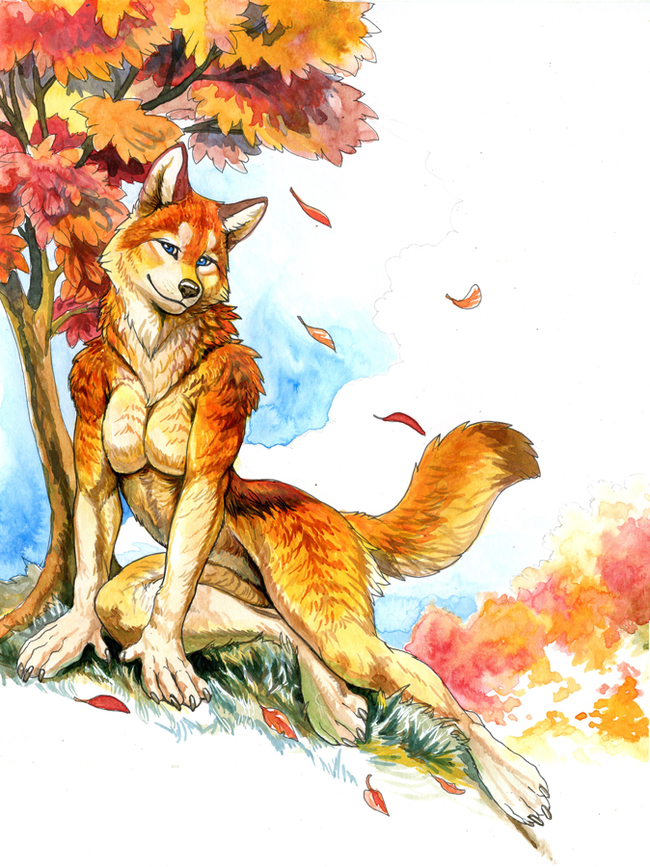 Autumn - NSFW, Furry, Anthro, Art, Furotica, Hibbary