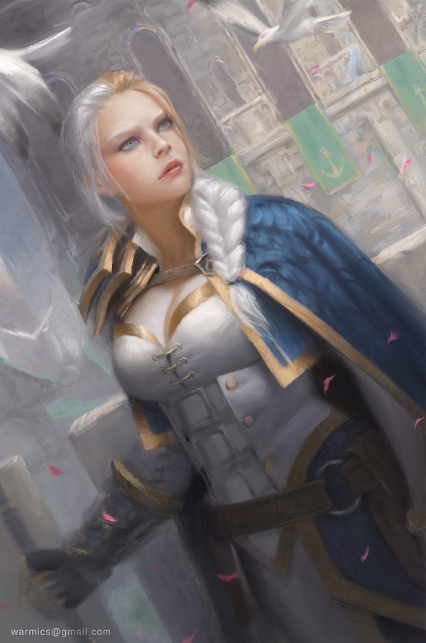 Jaina Proudmoore - Art, Wow, Warcraft, , Jaina Proudmoore, Blizzard