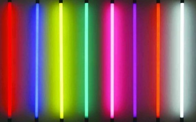 Neon lamp. - Text, Neon, Electronics, Лампа, Light, Longpost