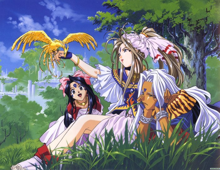 Oh My Goddess! - Anime art, Anime, , , Urd, Skuld, Oh My Goddess!