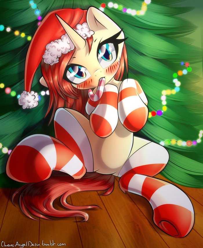 Xmas Nazzy - My little pony, PonyArt, Original character, MLP Socks, Chaosangeldesu