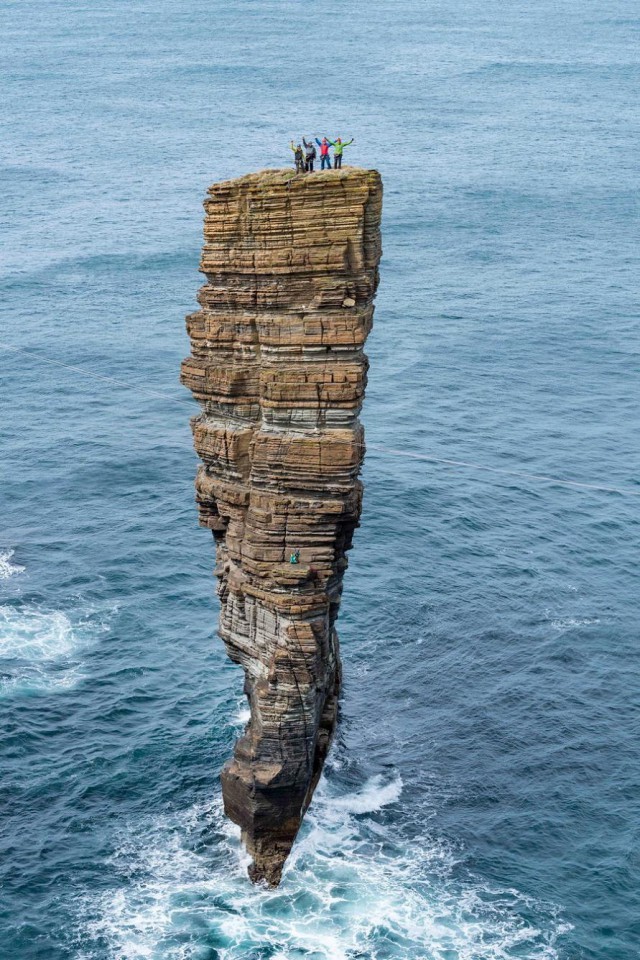 When you congratulate yourself for climbing to the top and forgot to pick up your bag of provisions for the celebration - Vertex, The rocks, Sea