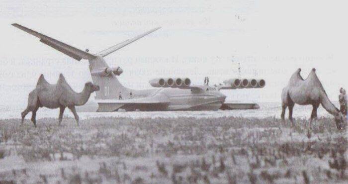 Caspian Monster - Airplane, Ekranoplan, the USSR, Military equipment, Video