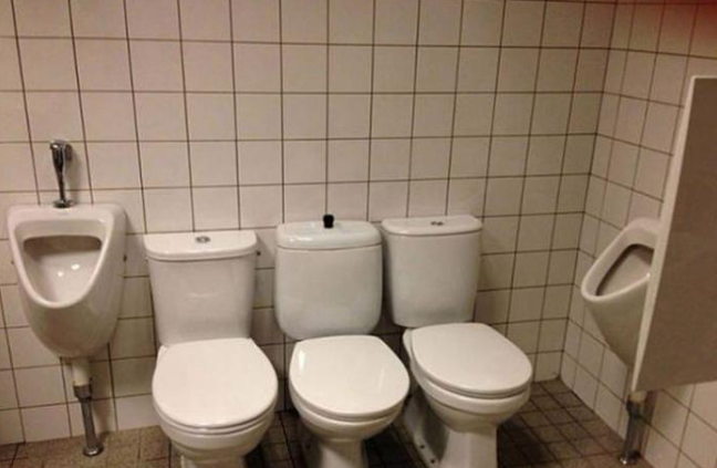 Elbow feeling. - Toilet, Design, Compactness, Three plus two