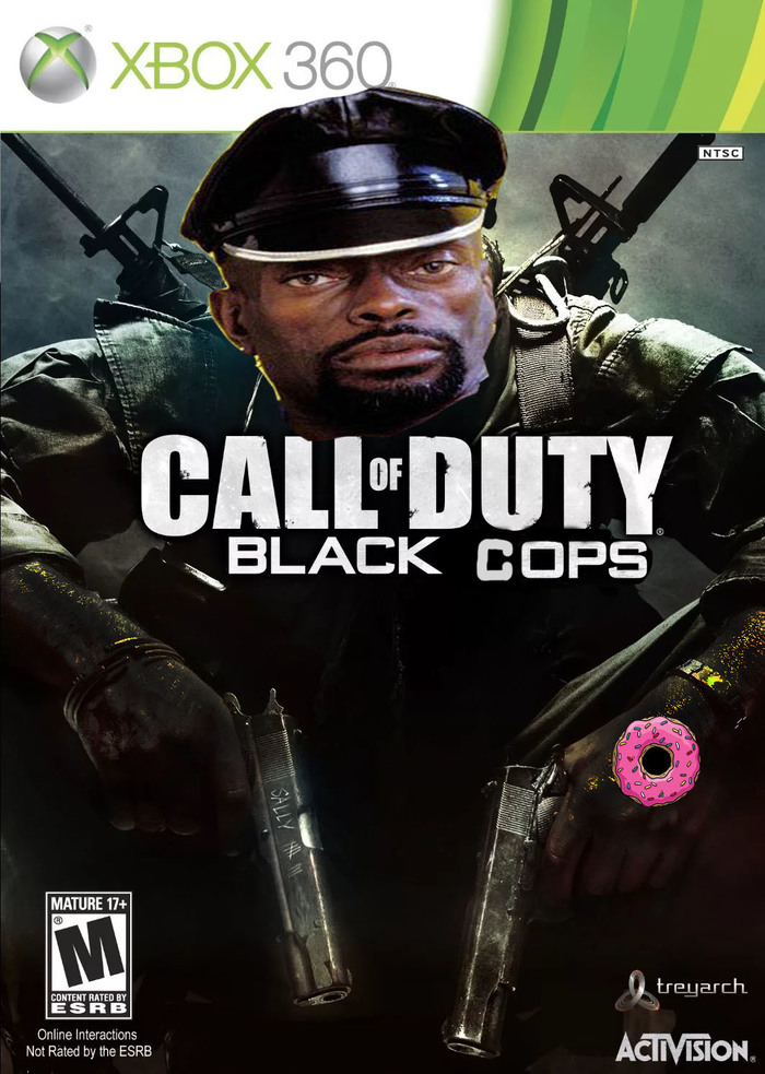 Call Of Duty Black Cops - Моё, Call of Duty, Call of Duty: Black Ops, Xbox 360, Cops donuts