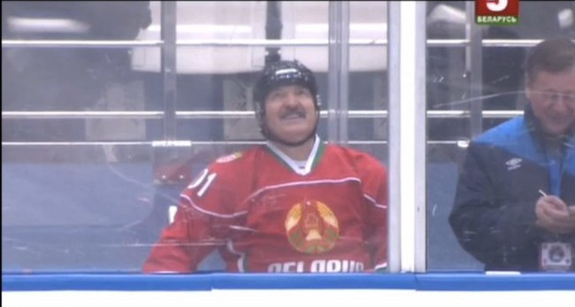 Your face when sent to the penalty bench - Alexander Lukashenko, Hockey, Fine