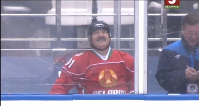 Your face when sent to the penalty bench - Hockey, Alexander Lukashenko, Fine