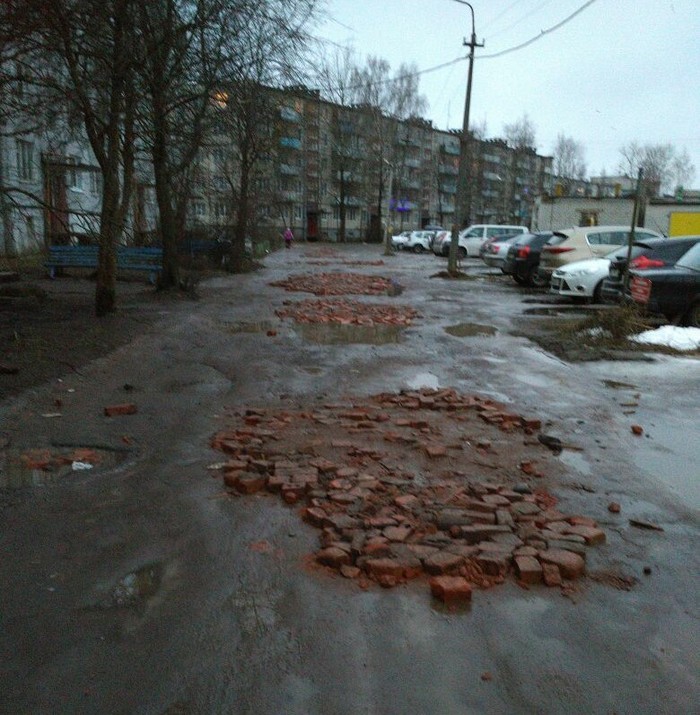 The latest road repair technologies are sweeping the country - Russian roads, My, Longpost, Fools and roads