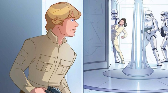 If Star Wars were a cartoon - Star Wars, Kinoart, Art, Cartoons, Darth vader, Luke Skywalker, Longpost