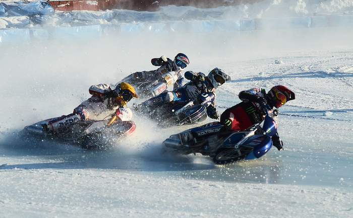 Today ended the personal championship of Russia in motorcycle racing on ice. - My, The photo, Speedway, Motorcycle racing, Kamensk-Uralsky, Longpost, Speedway