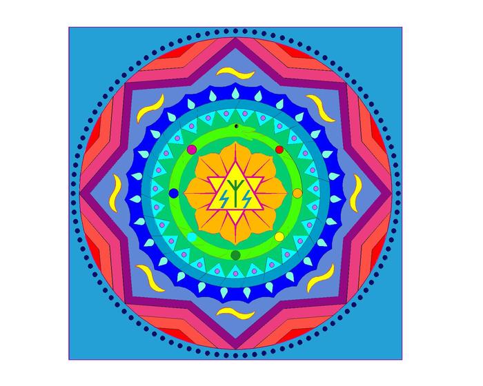 My work Mandala - My, Mandala, Creation, Esoterics, Longpost