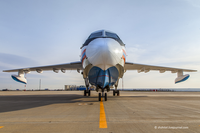 By air and by water: Be-200 amphibious aircraft - My, Aviation, , Airplane, My, Longpost