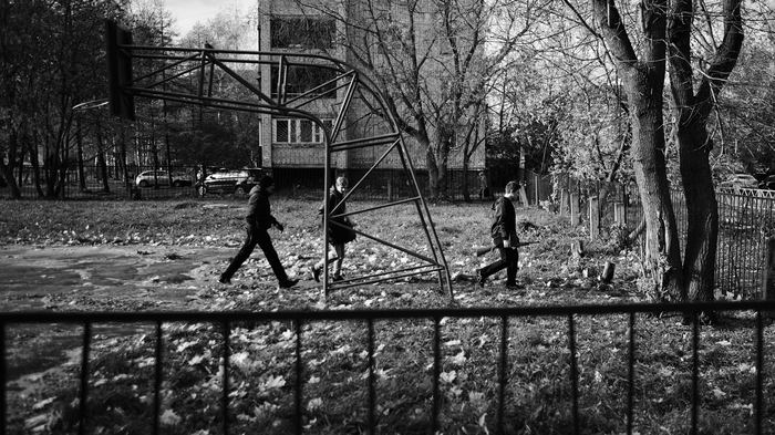 School in the ghetto - My, The photo, School, Pneumatics, Airguns