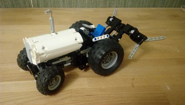 retro tractor - My, Lego, Lego technic, Tractor, Lego DIY, Constructor, Longpost