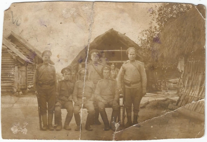 Photo of maternal great-grandfather from the village of Tsarkut (Zaporozhye region) - My, Family photo, World War I, Old photo, Story, Российская империя