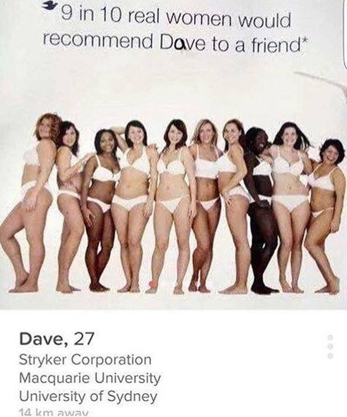          , Tinder, , Dove, 