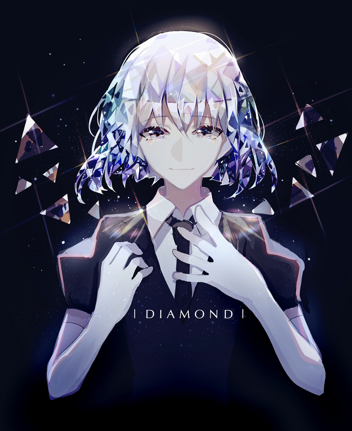 Подборка Алмаз [2] - Аниме, Anime Art, Длиннопост, Diamond, Houseki No Kuni