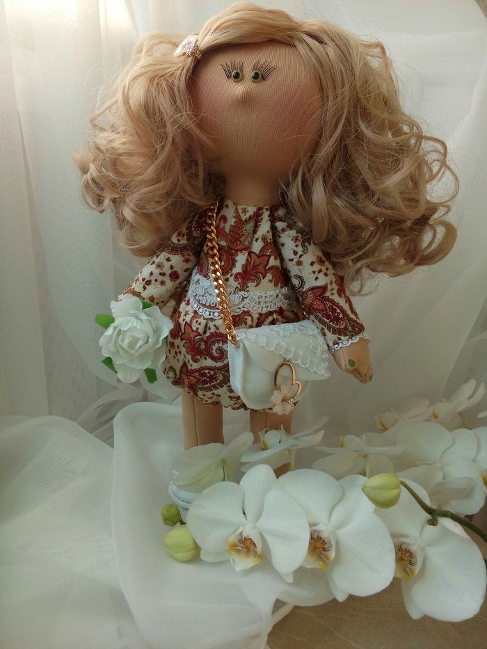 Dolls that can cheer up not only the creator) - My, Doll, Needlework, With your own hands, Longpost