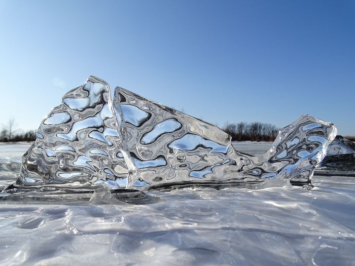 The Art of Mother Winter, on the Razdolnaya River - part 4. - My, Дальний Восток, Primorsky Krai, Oktyabrsky District, Razdolnaya River, Ice, Funny, Longpost