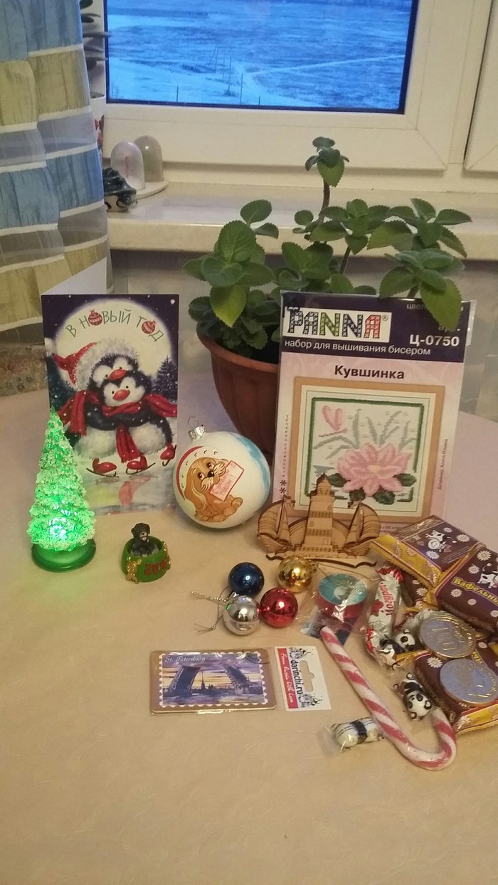 Thanks to the Snow Maiden from St. Petersburg! - My, Gift exchange, Saint Petersburg