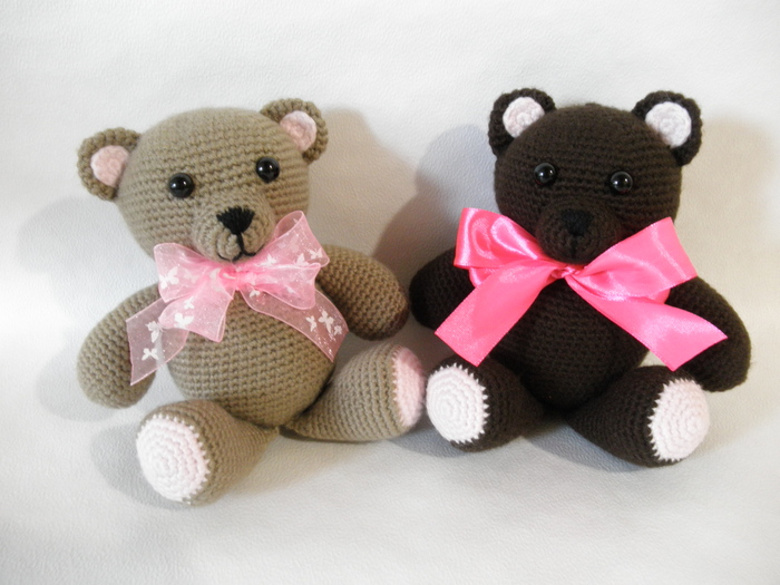 Bears - My, Crochet, knitted bears