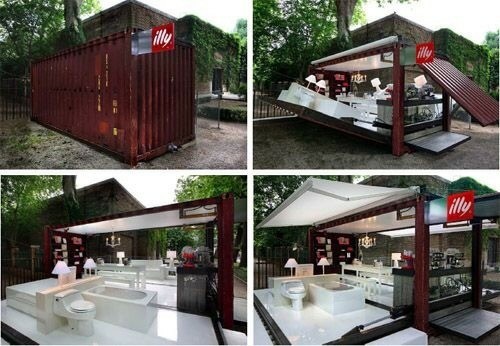 Unusual houses: in just 90 seconds, the container turns into a cozy house with a bedroom, bathroom, dining room - House, Lodging, Design