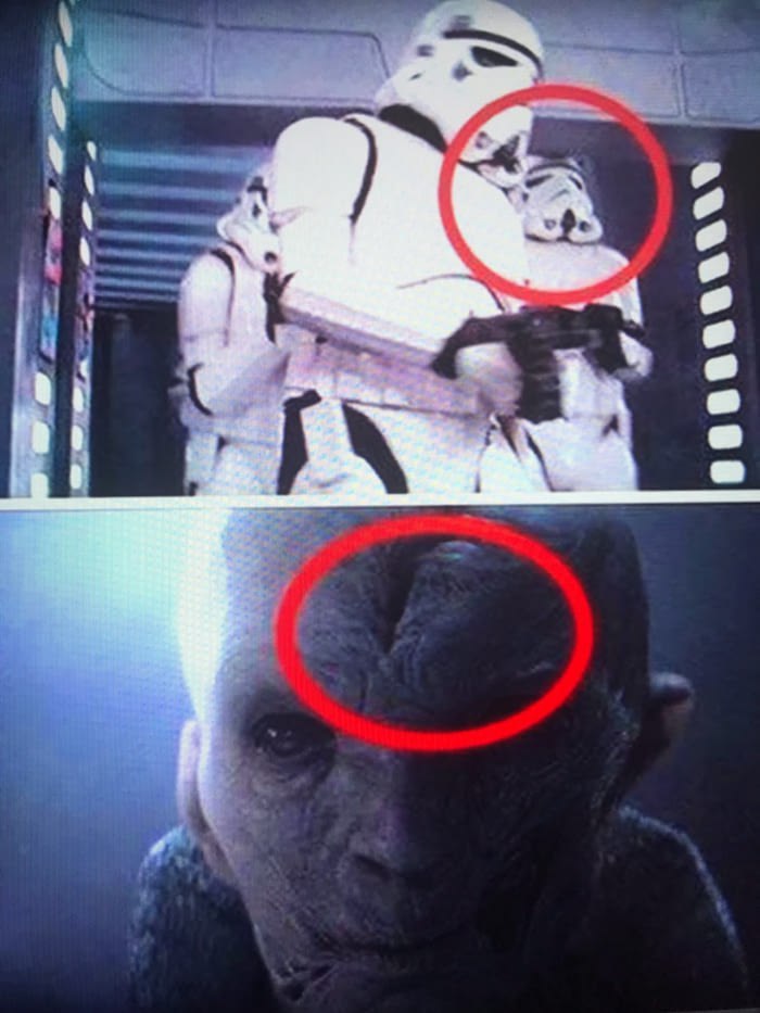 On the topic of the theory of who Snoke is - Snoke, Star Wars stormtrooper, Theory, Star Wars, Humor