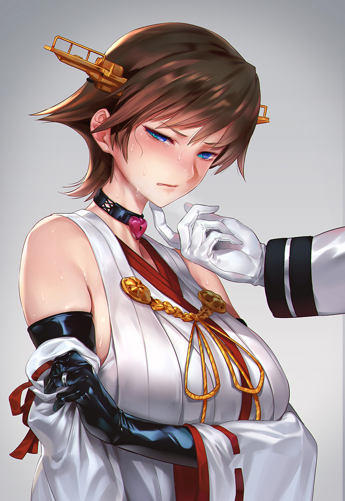 Anime Art - Anime, Anime art, Kantai collection, Hiei, Admiral