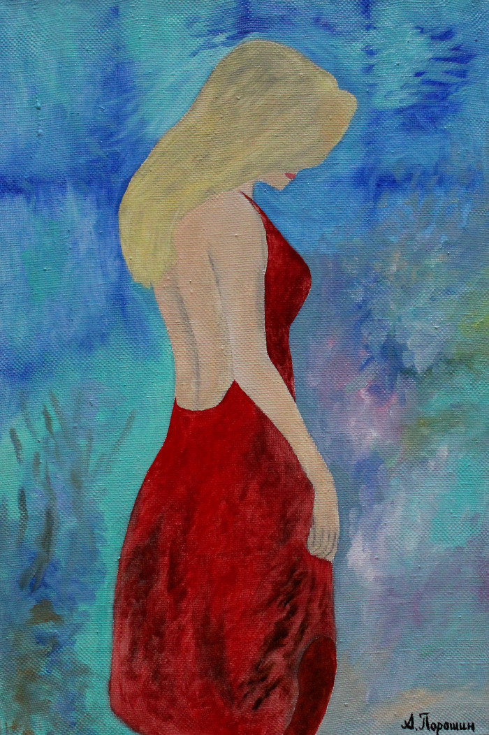 gift for uncle - My, Painting, Art, Female, Women