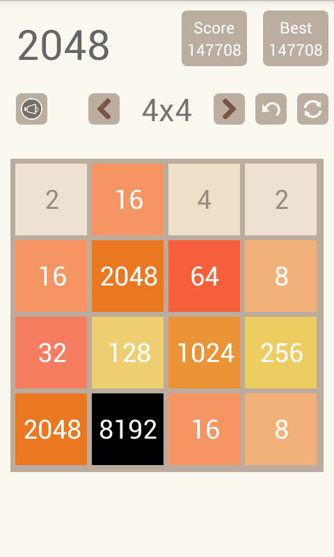 Started playing 2048 - My, 2048, Games