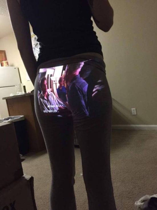When the screen is not very wide - Beautiful girl, Booty, Screen, Movies
