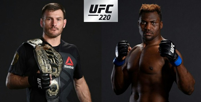 Fight for the UFC World Heavyweight Championship 01/20/18 - Stipe Miocic, Francis Ngannou, The fight, Ufc, World champion, Title