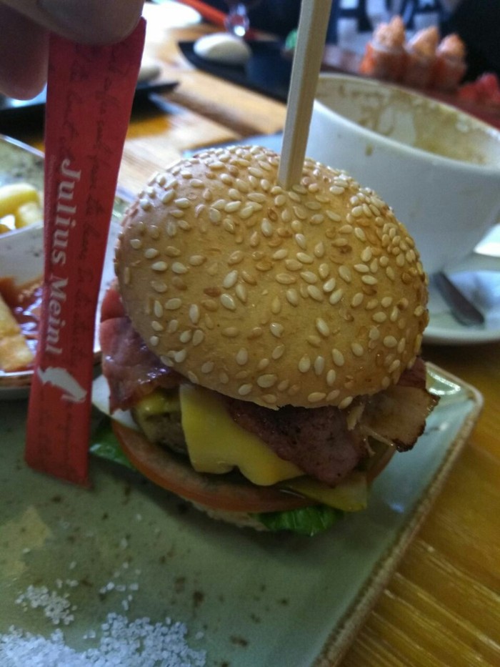 Megaburger - Food, My, Minimalism, Burger, The photo